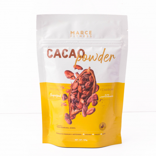 CACAO POWDER CERO AZUCAR BY MARCEFITNESS (cocoa en polvo)